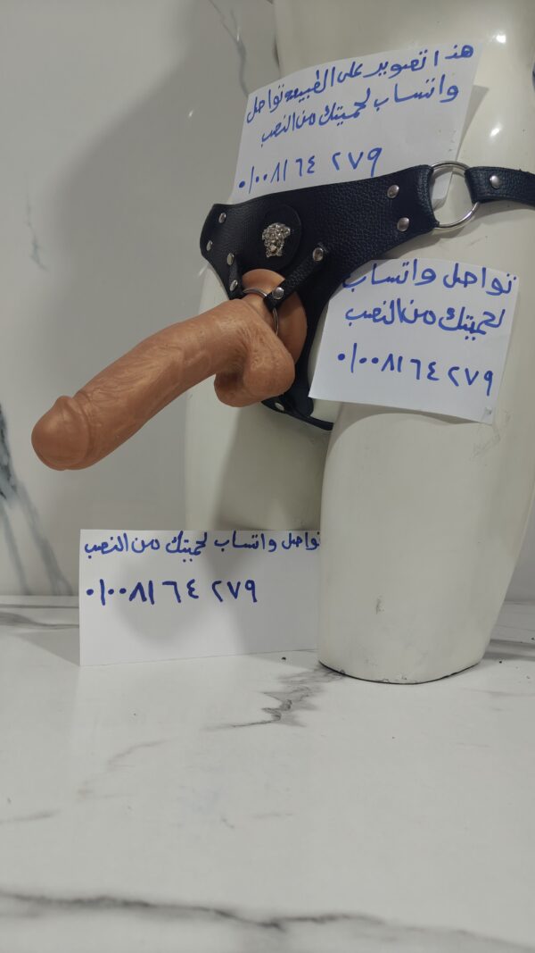 ⁦قضيب صناعي سيلكون 20 عرض 5 سم⁩ - الصورة ⁦2⁩
