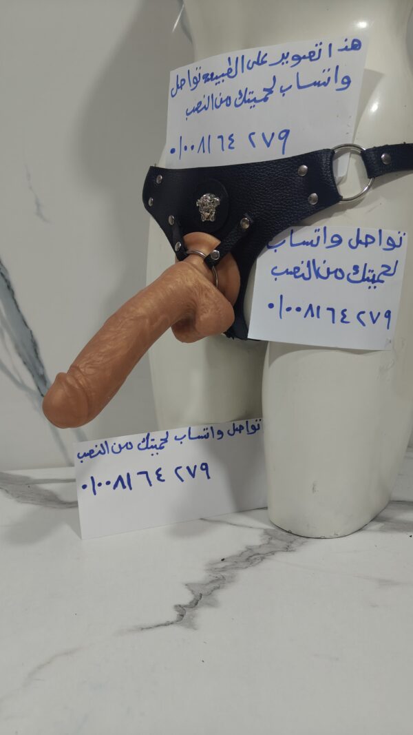 ⁦قضيب صناعي سيلكون 20 عرض 5 سم⁩ - الصورة ⁦3⁩