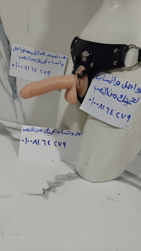 ⁦قضيب صناعي سيلكون 15 عرض 3 سم⁩ - الصورة ⁦2⁩