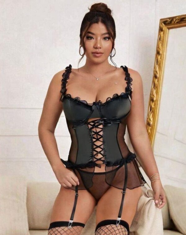 ⁦لانجري سكسي مغري بشراب سكسي الكب مبطن بوش⁩ - الصورة ⁦2⁩